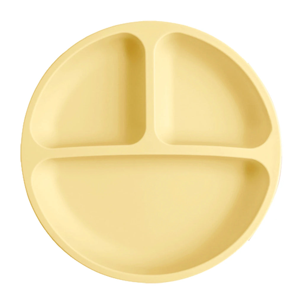 Assiette bébé en silicone avec ventouse – Sans BPA, apprentissage des repas