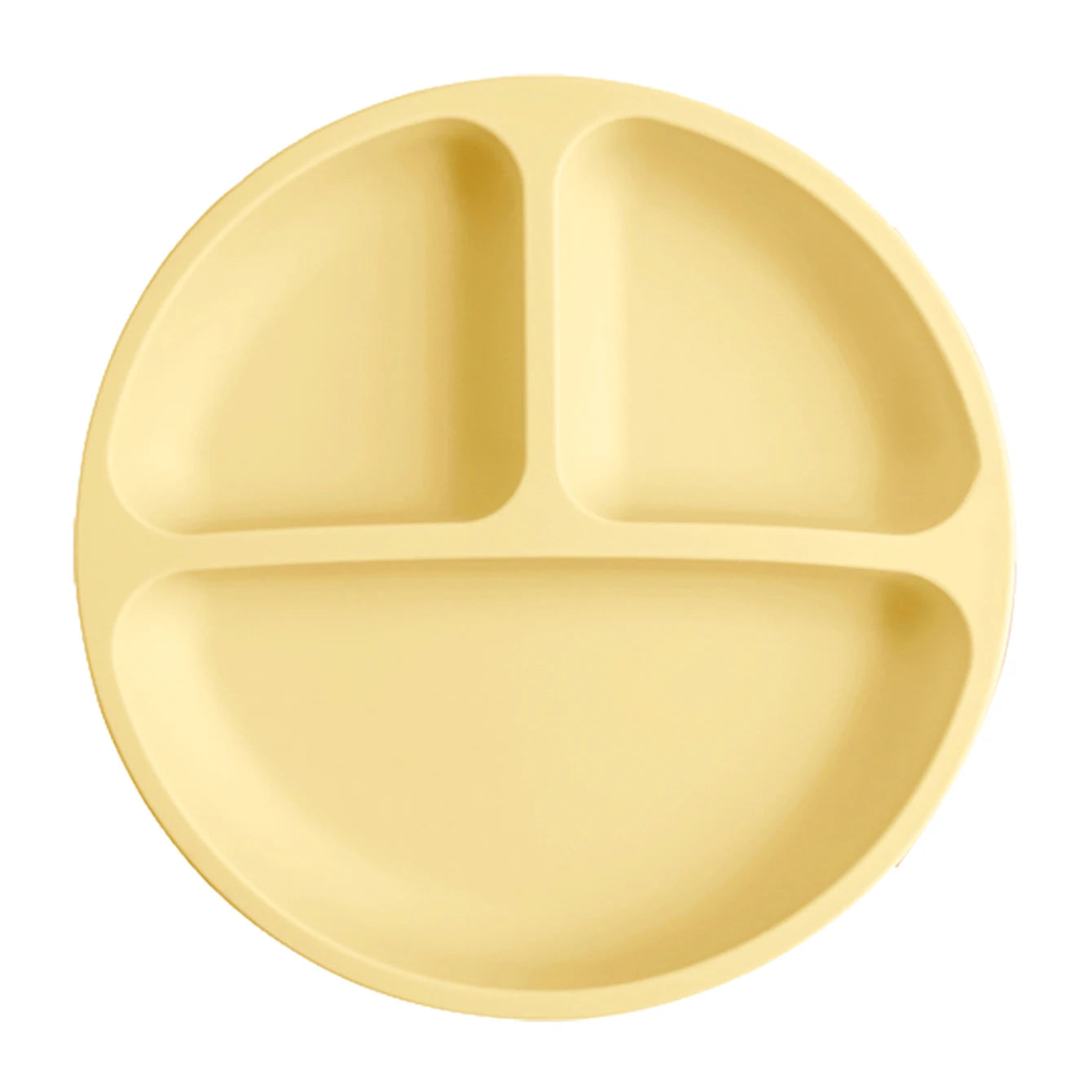 Assiette bébé en silicone avec ventouse – Sans BPA, apprentissage des repas