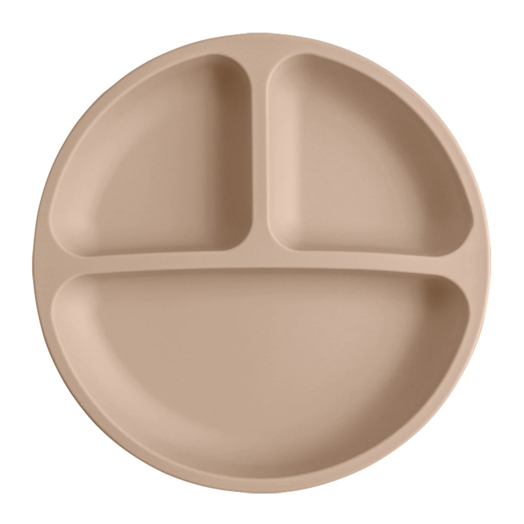 Assiette bébé en silicone avec ventouse – Sans BPA, apprentissage des repas
