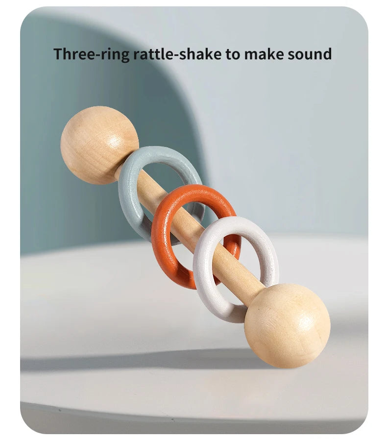 Jouet musical Montessori – Instruments en bois naturel