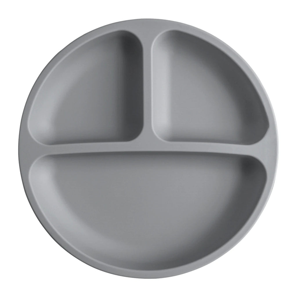 Assiette bébé en silicone avec ventouse – Sans BPA, apprentissage des repas