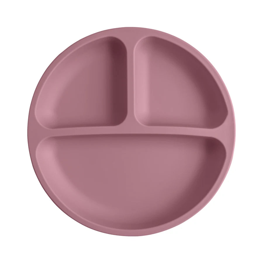Assiette bébé en silicone avec ventouse – Sans BPA, apprentissage des repas